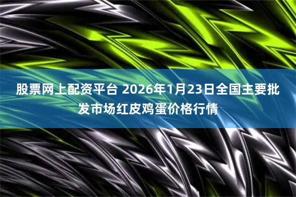 股票网上配资平台 2026年1月23日全国主要批发市场红皮鸡蛋价格行情